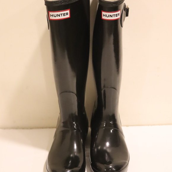 Hunter Original Gloss Tall Rain Boots Size 6M 7F - Picture 5 of 14